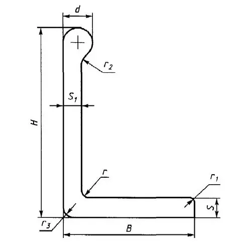 Алюминиевые бульбоугольники 23x13x1.2 мм К48-2 ГОСТ 13617-97